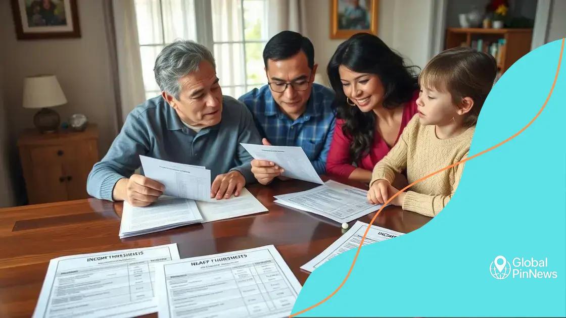 Key adjustments to income limits