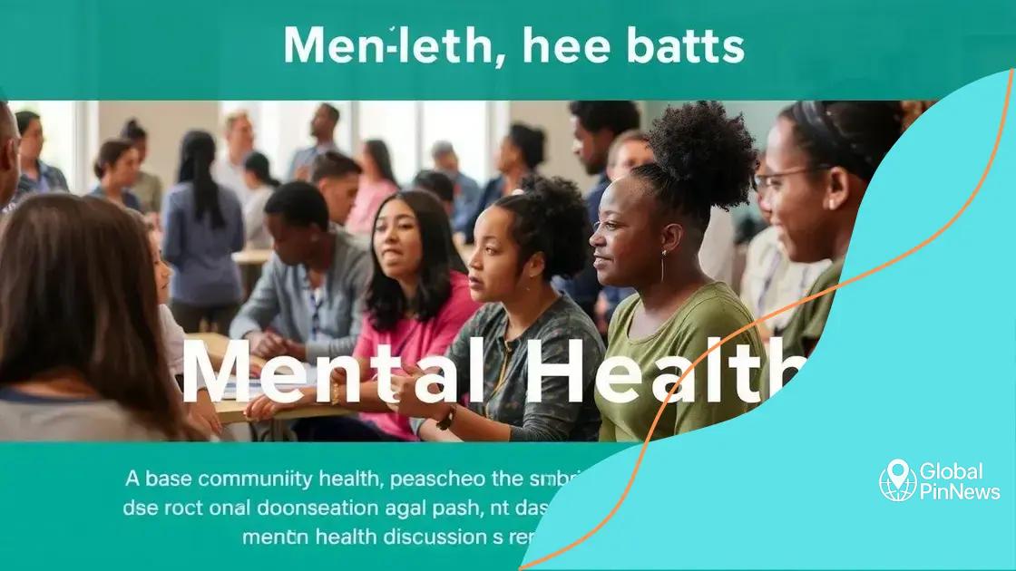 Community initiatives improving mental health access