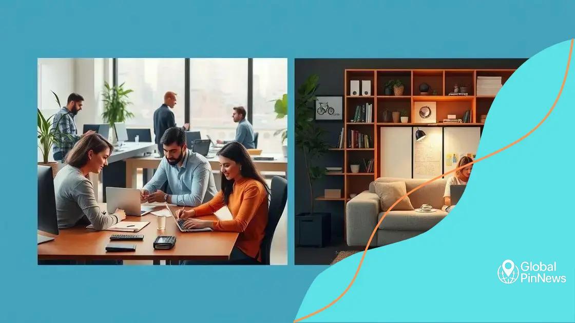 Changes in work culture and remote work trends